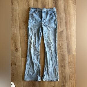 Express high rise flare jeans size 10